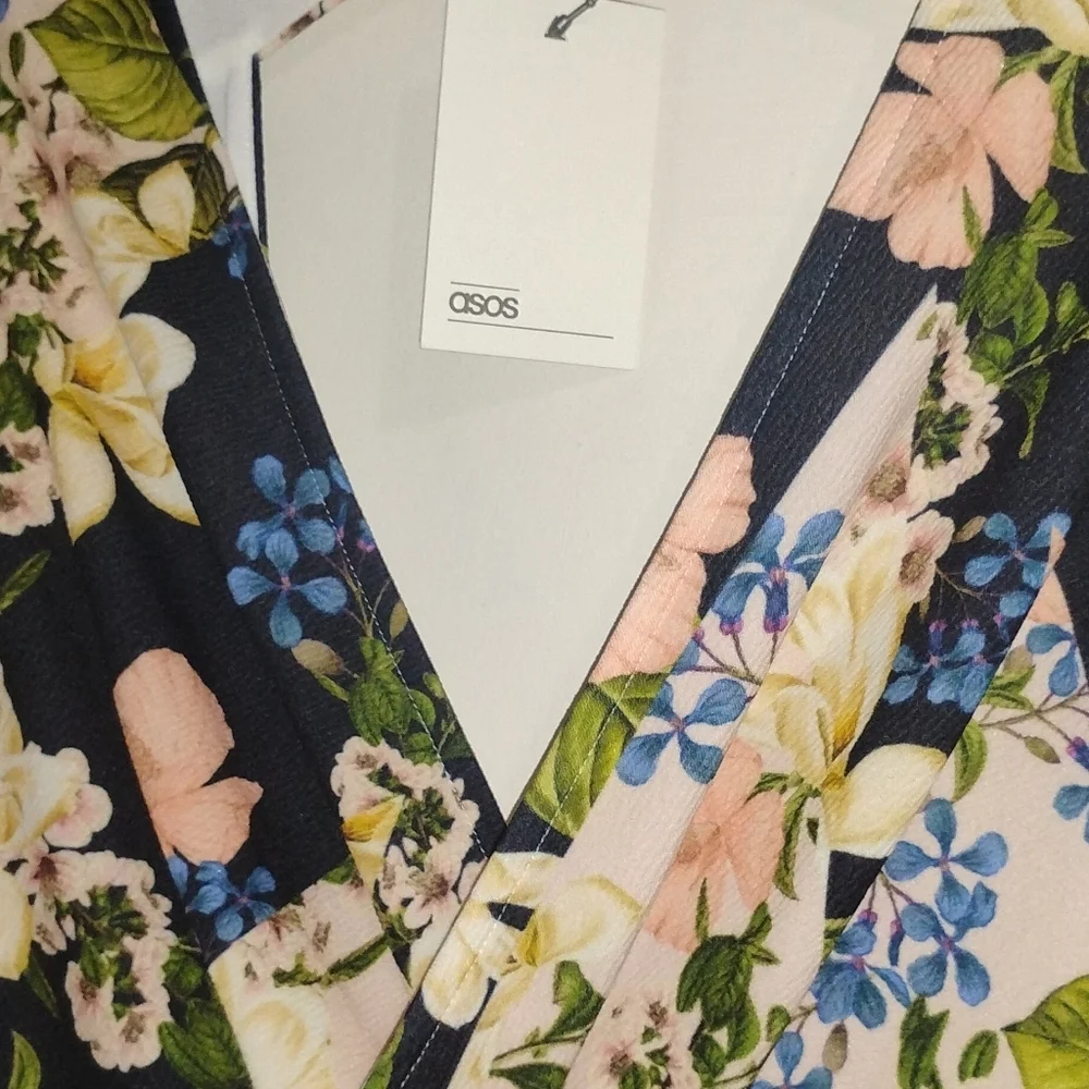 ASOS Sexy Open Back Midi Dress Size 6 - Picture 6 of 16